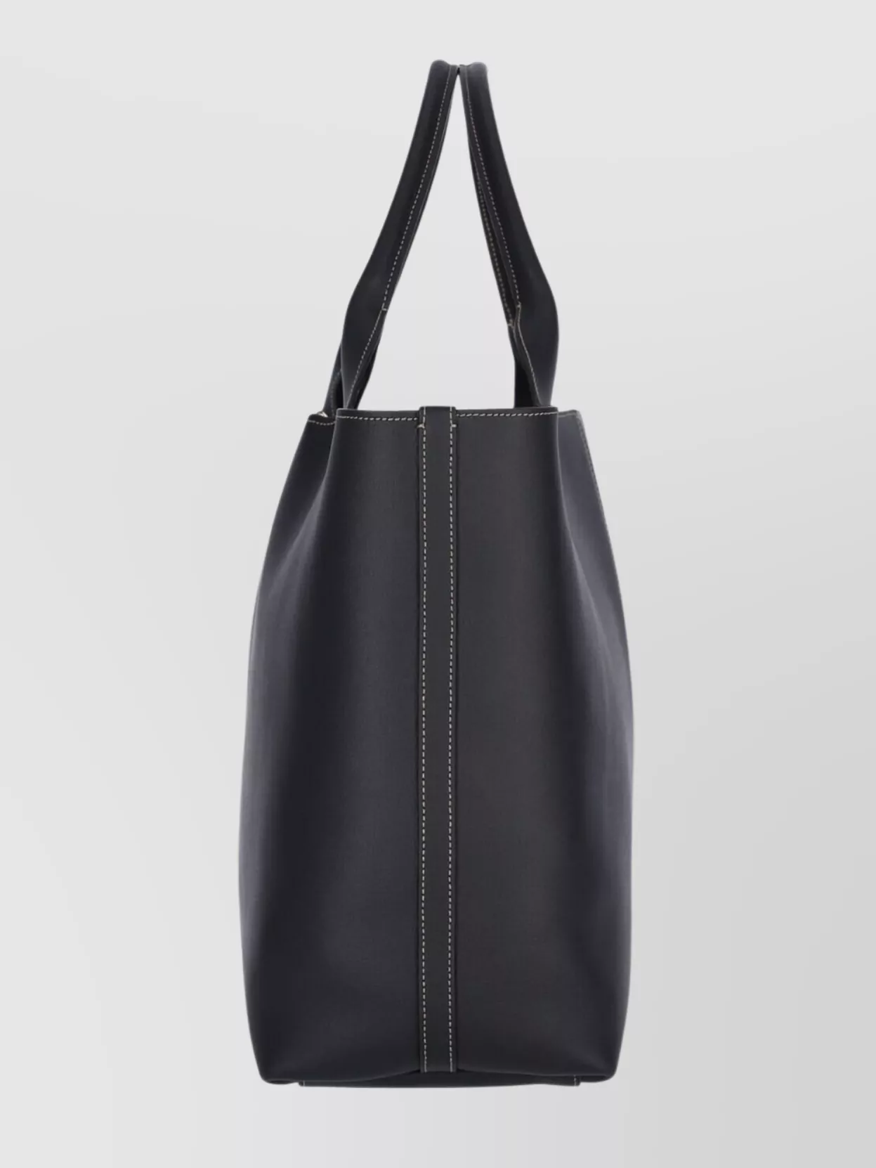 Tod's Shopper With Top Handles And Metal Accent