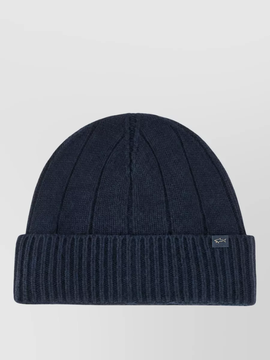 Paul & Shark ribbed cashmere beanie