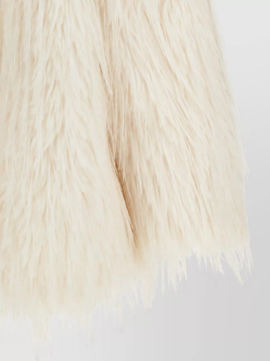 Loulou Studio Faux Fur Long-Haired Relaxed-Fit Coat