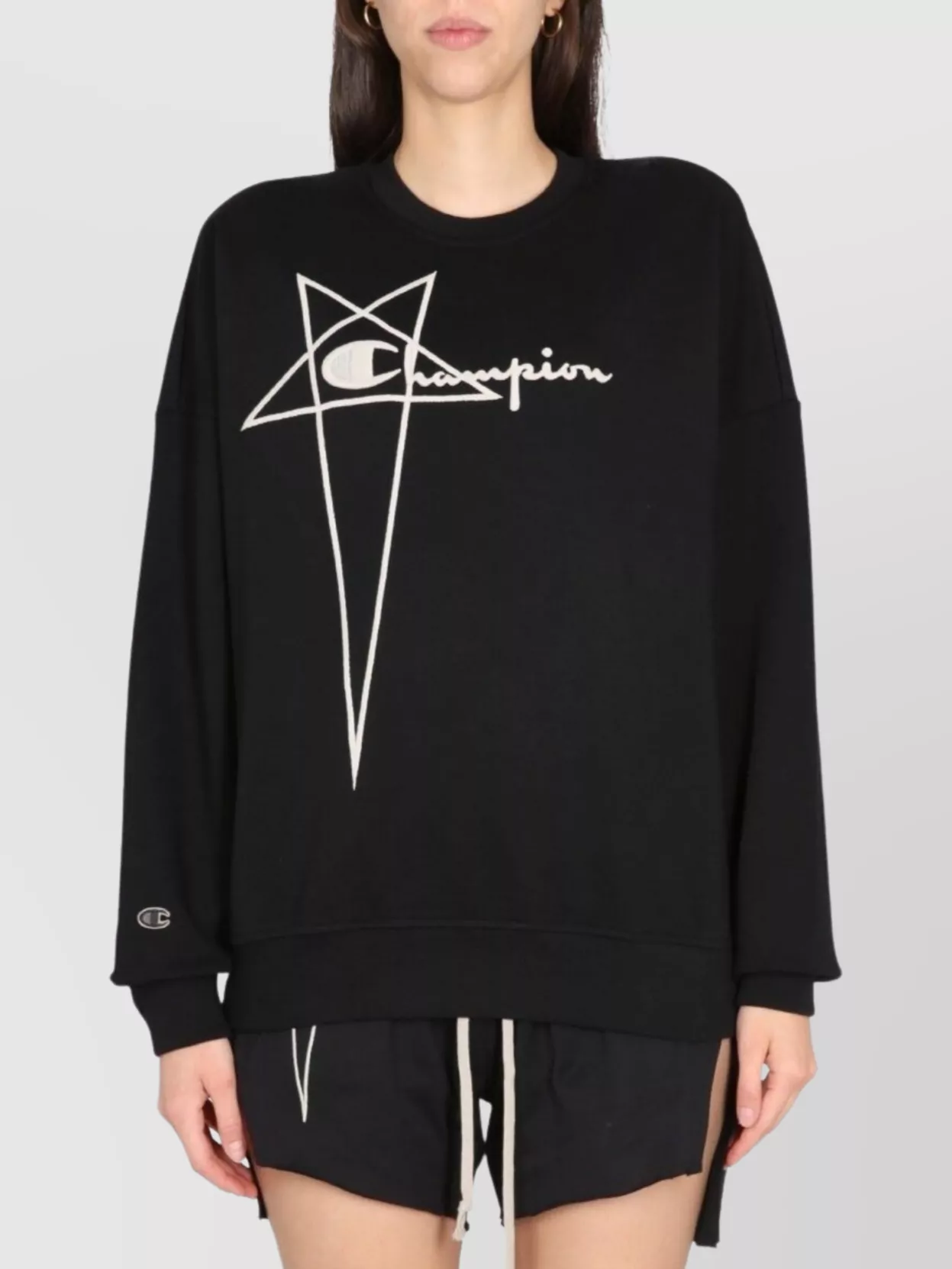 Rick Owens Tommy Graphic Crew Neck Sweater
