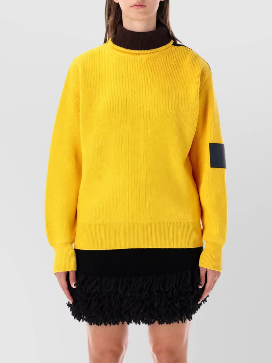 Loewe wool asymmetric zip-up sweatshirt