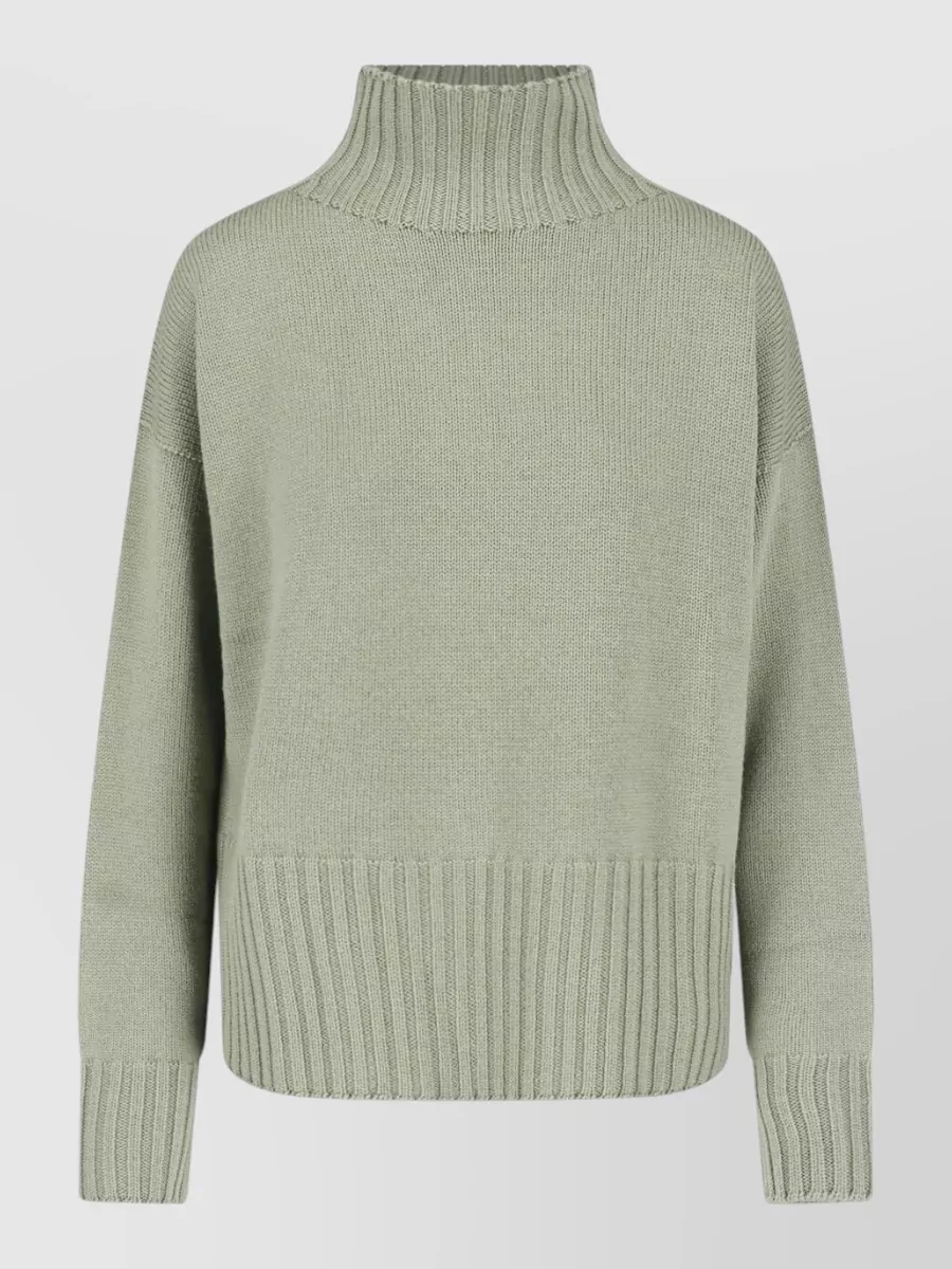 Drumohr Knit Top High Neck Long Sleeves