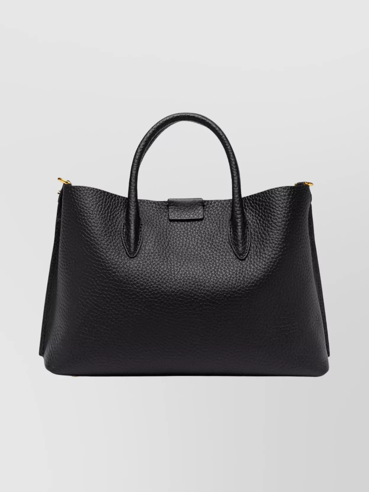 Gianni Chiarini Aretha Textured Leather Clutch Detachable Strap In Black