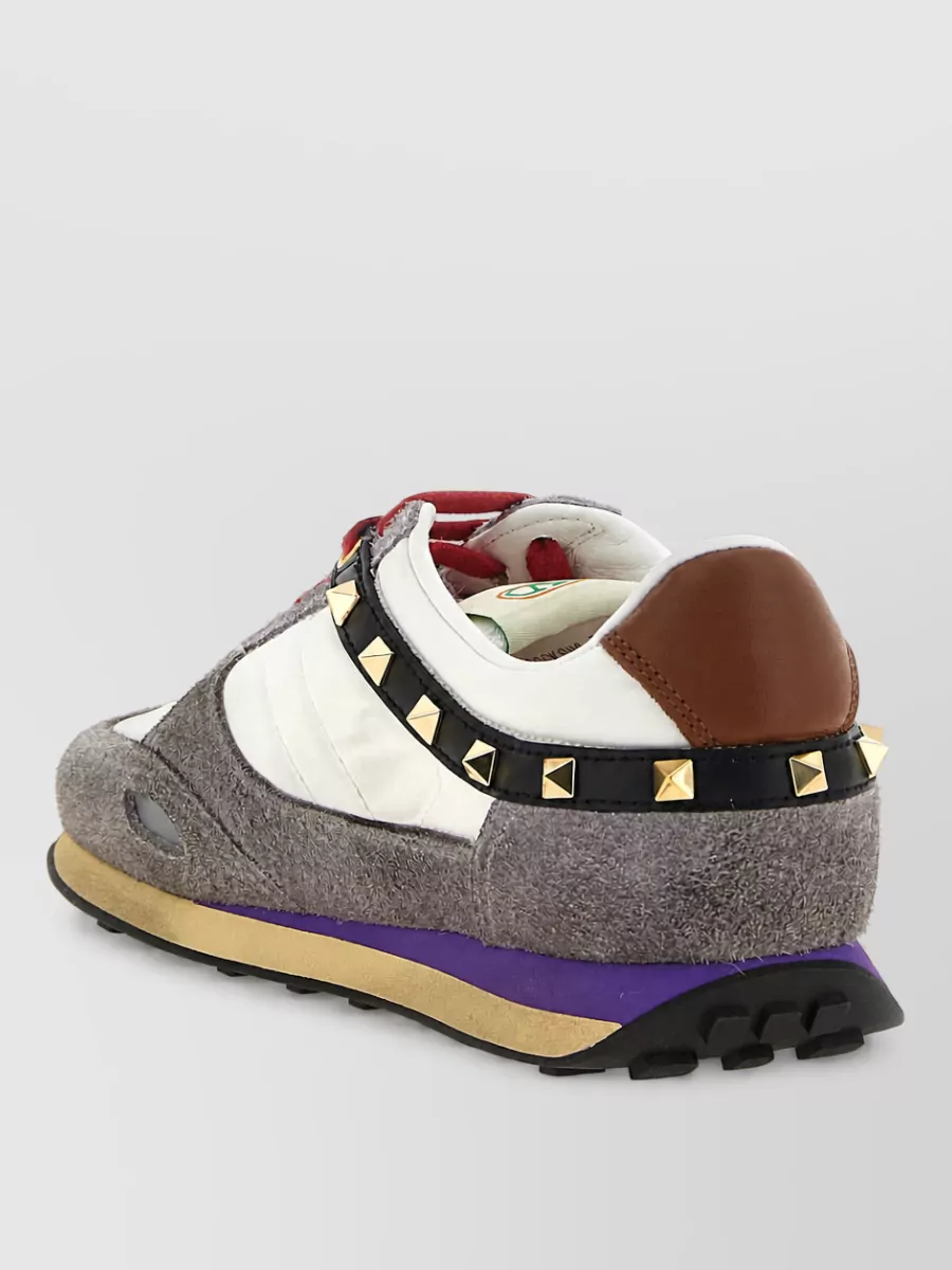 Valentino Garavani Leather Lace-Up Sneakers