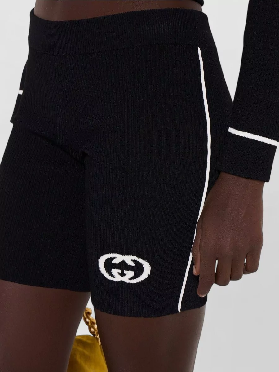 Gucci Ribbed Knee-Length Shorts