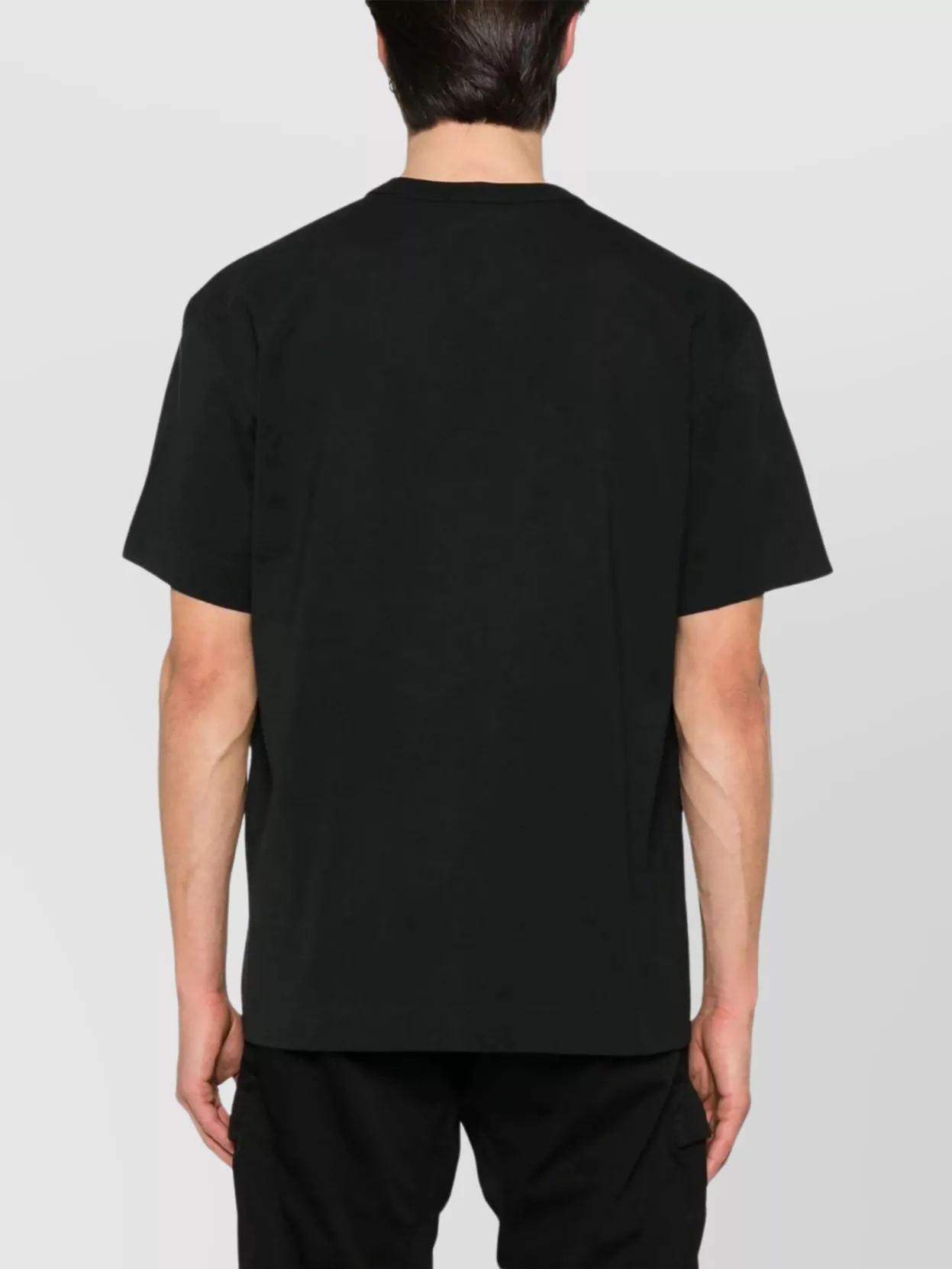 Canada Goose Crew Neck Short Sleeve T-Shirt With Rib-Knit