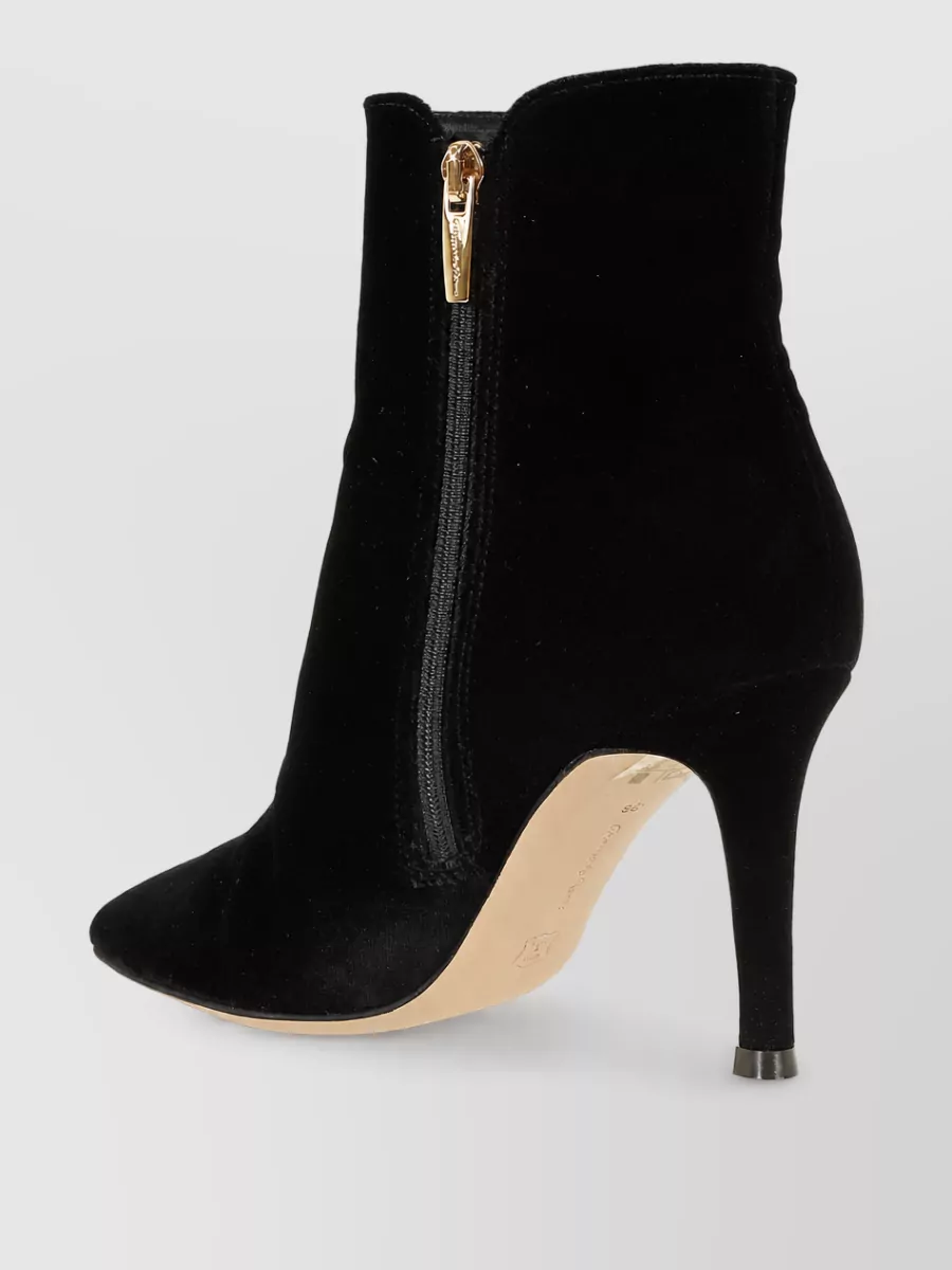 Gianvito Rossi Velvet Ankle Boots