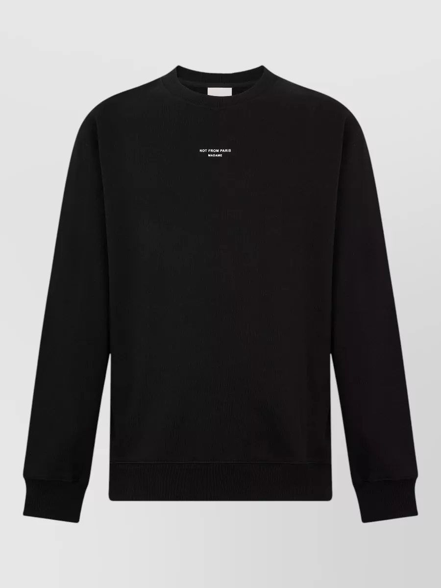 Drôle De Monsieur cotton sweatshirt