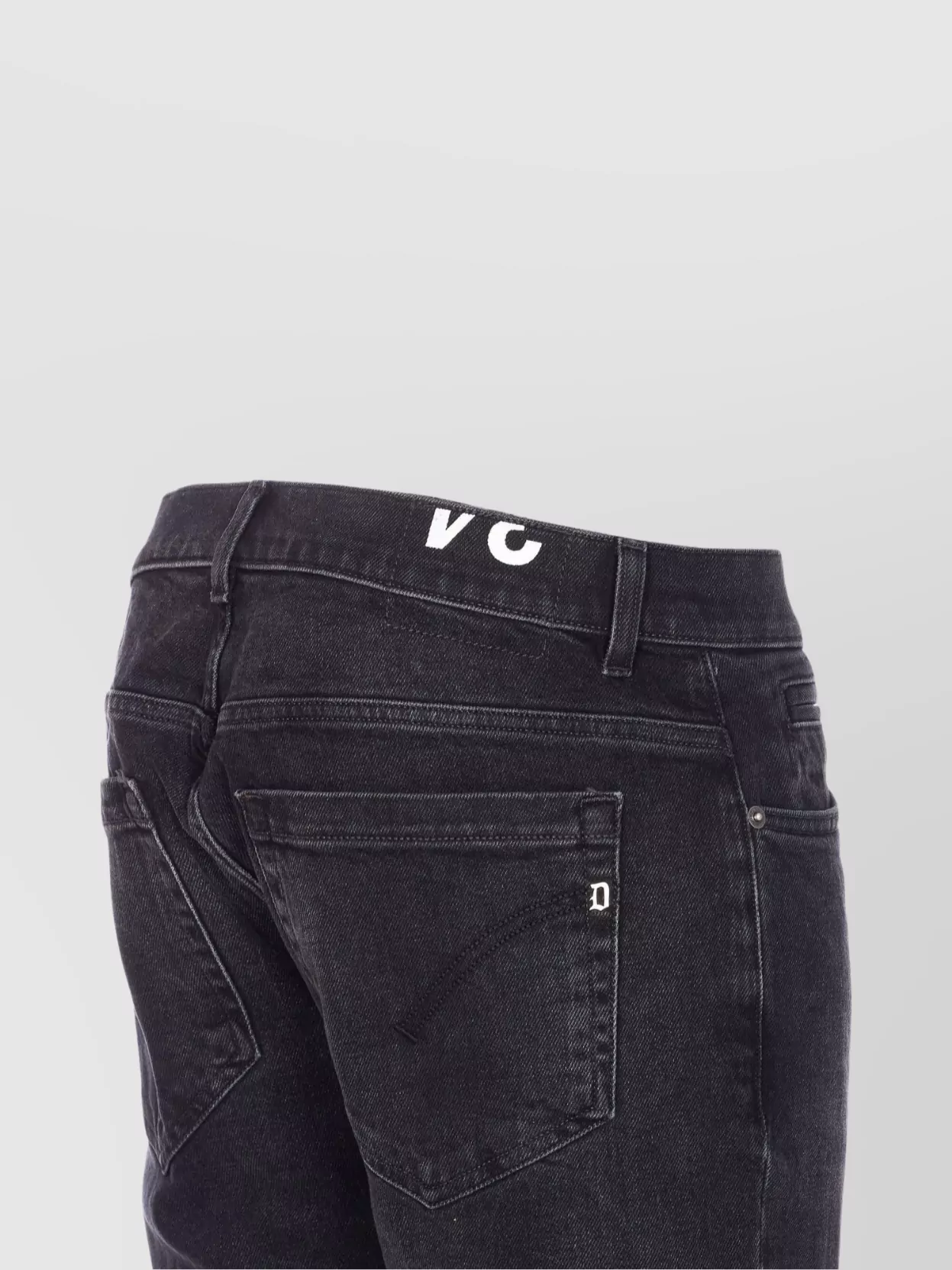 Dondup Slim Fit Trousers Rolled Cuffs