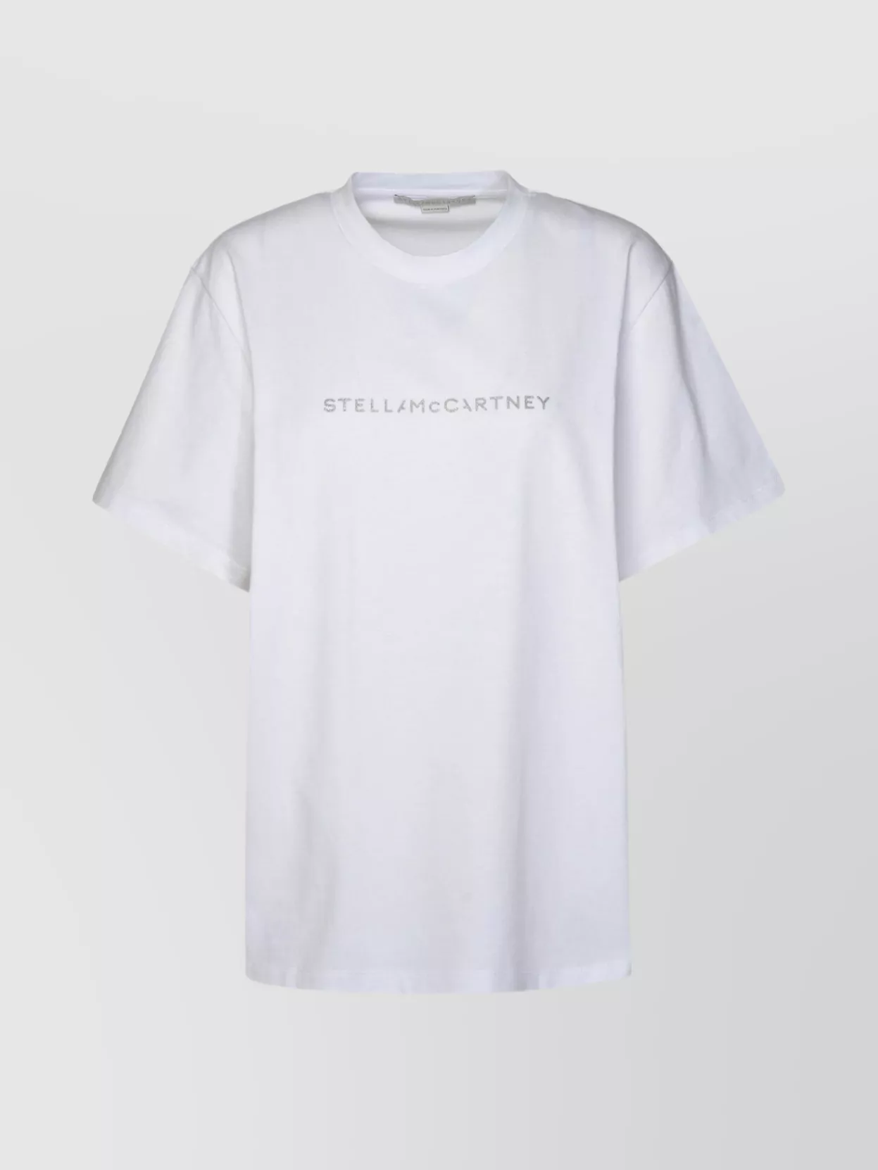 Shop Stella Mccartney Organic Cotton T-shirt Crew Neck