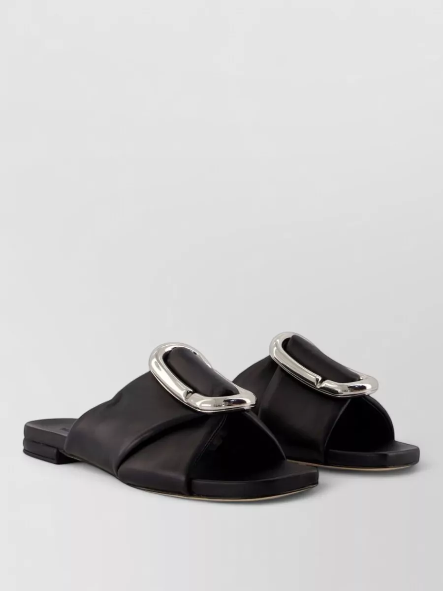 Marc Jacobs leather criss cross mules