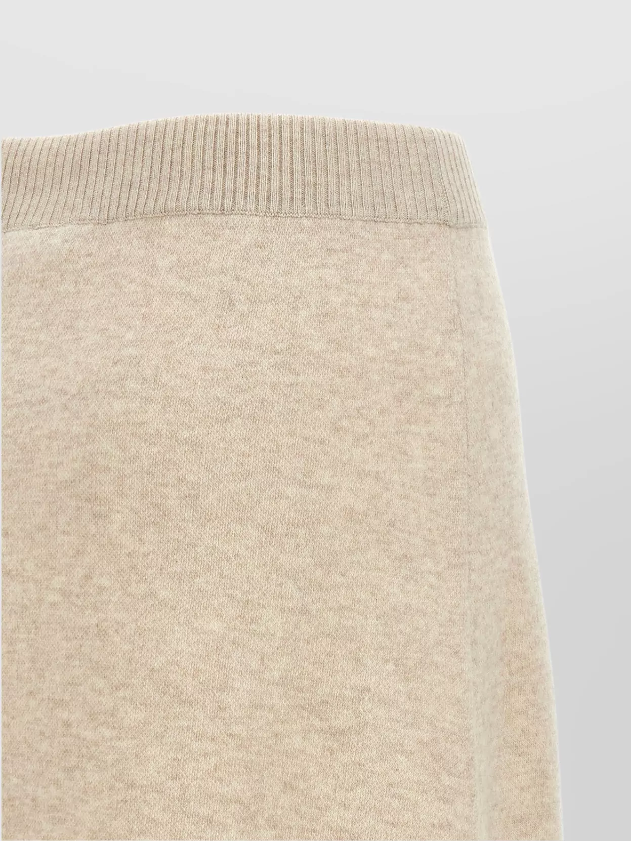 Brunello Cucinelli Cashmere Skirt Elastic Waistband