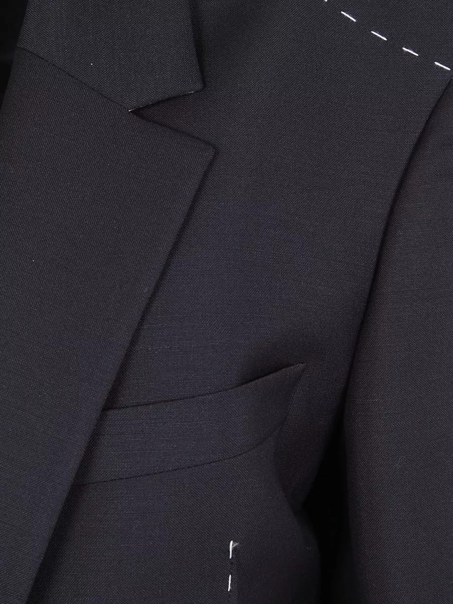 Róhe Contrast Detail Blazer