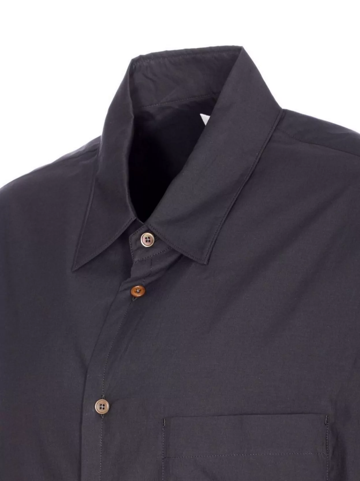 Lemaire Regular Fit Button-Down Shirt Front Pocket