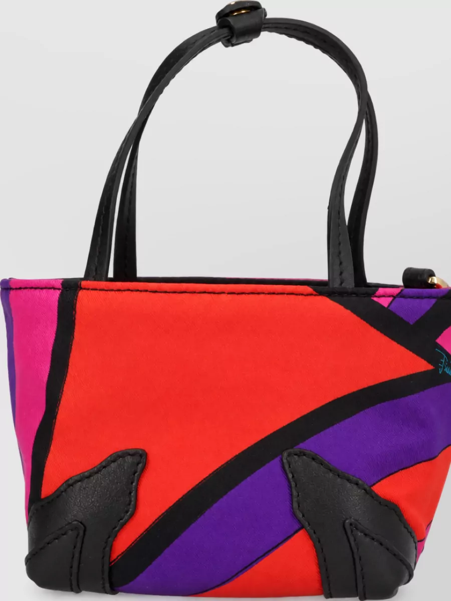 Pucci leather palio mini tote bag