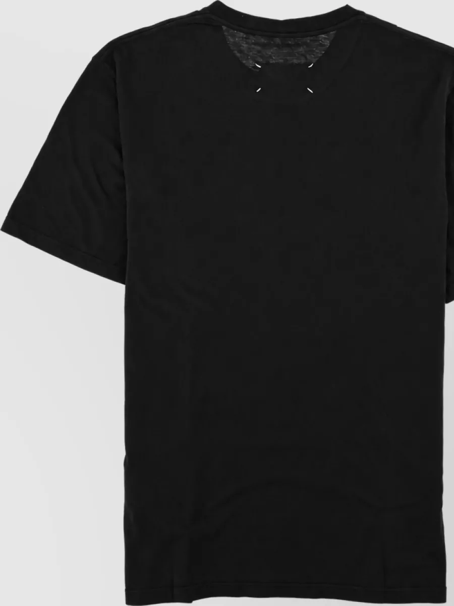 Maison Margiela Cotton Jersey T Shirt Taped Pocket