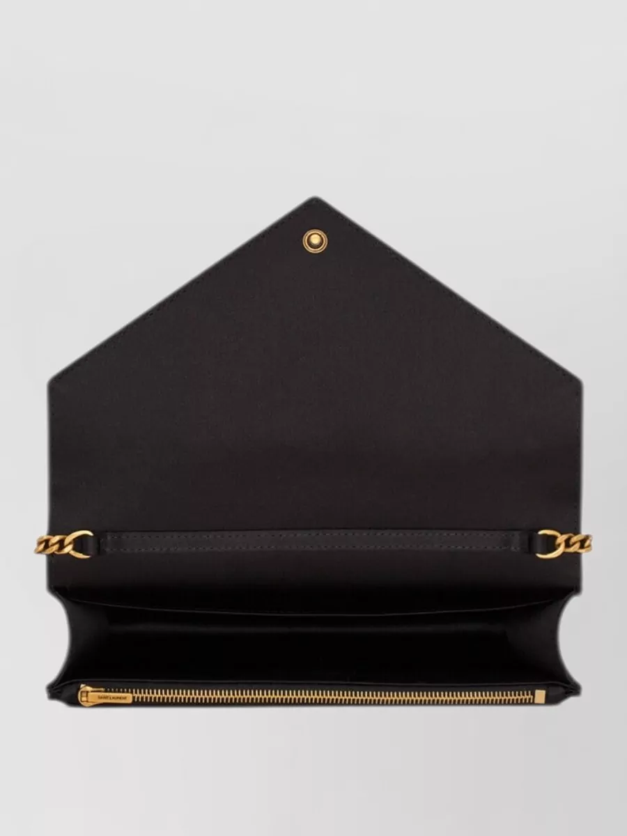 Saint Laurent Cassandre Viscose Clutch Bag