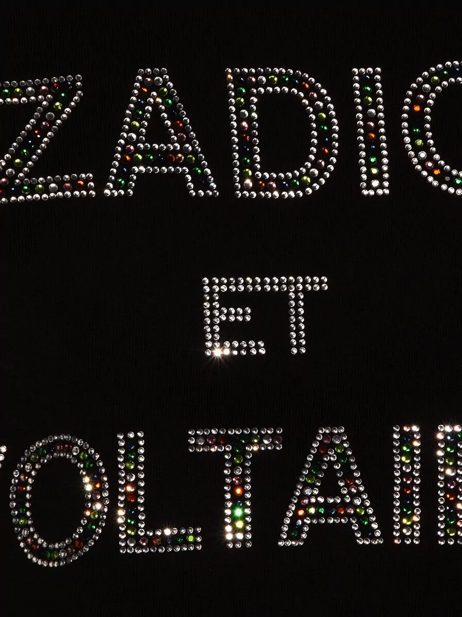 Zadig & Voltaire Short Sleeve Top Crew Neck Design