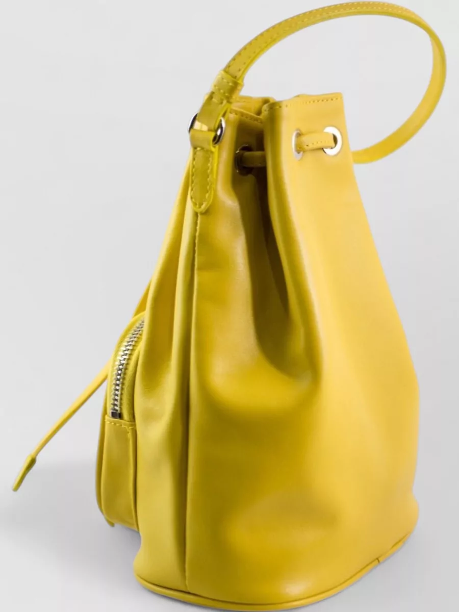 La Rose Leather Satchel Bag