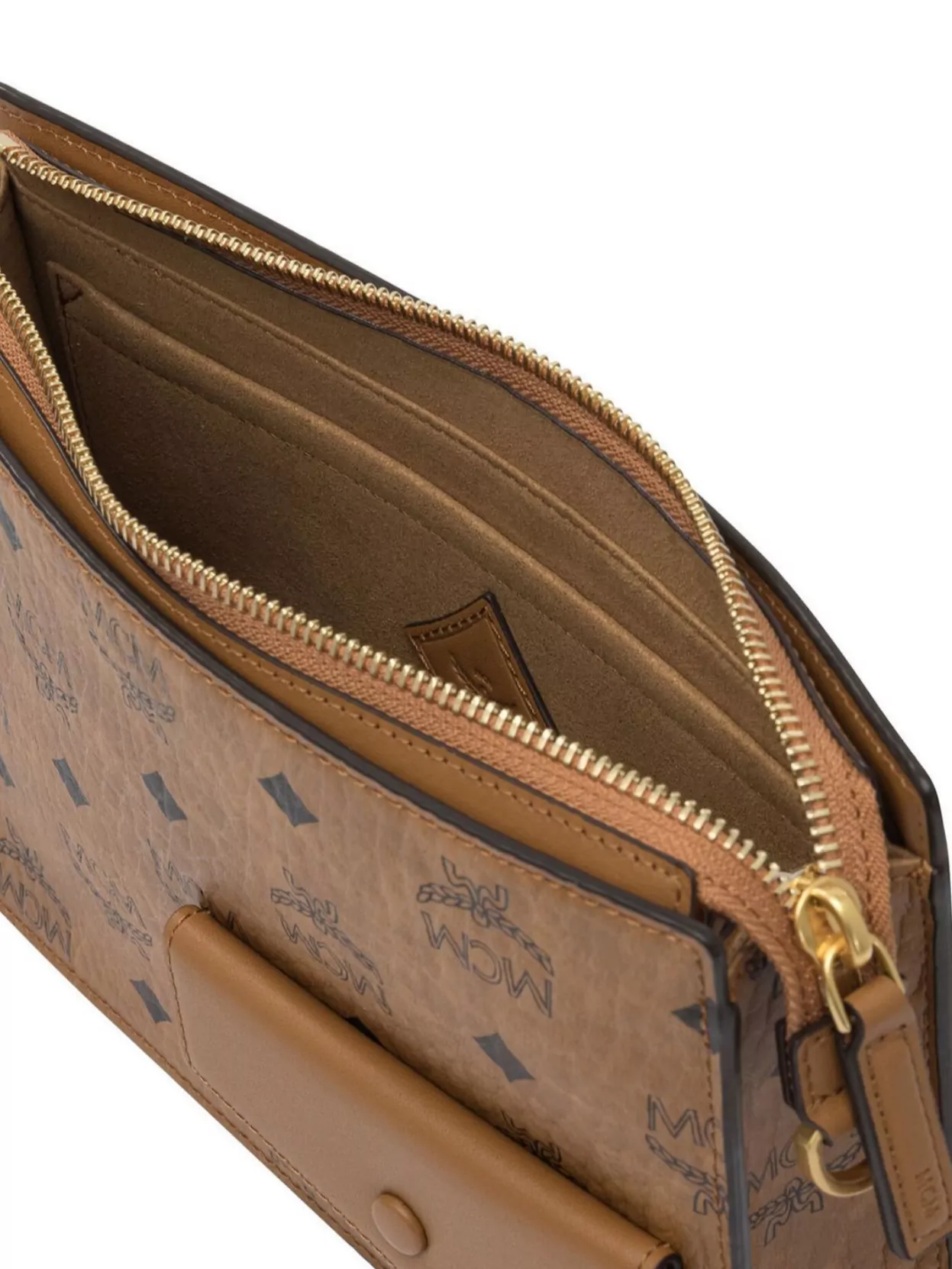 Mcm Shoulder Bags With Adjustable Strap And Front Pocket