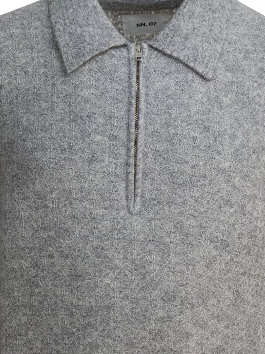 Nn.07 Alpaca-Blend Polo Sweater