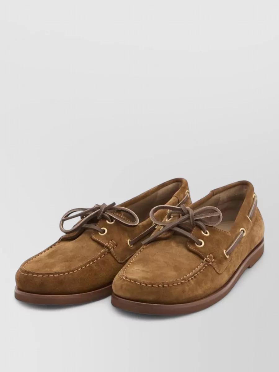 Gianvito Rossi leather lace-up shoes