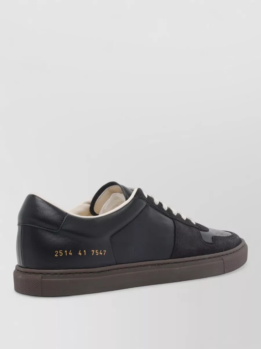 Common Projects Low Profile Basketball Sneakers With Contrast Sole
