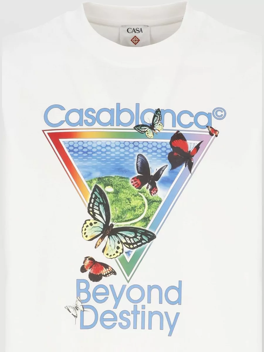 Casablanca Cotton Printed Short-Sleeve T-Shirt