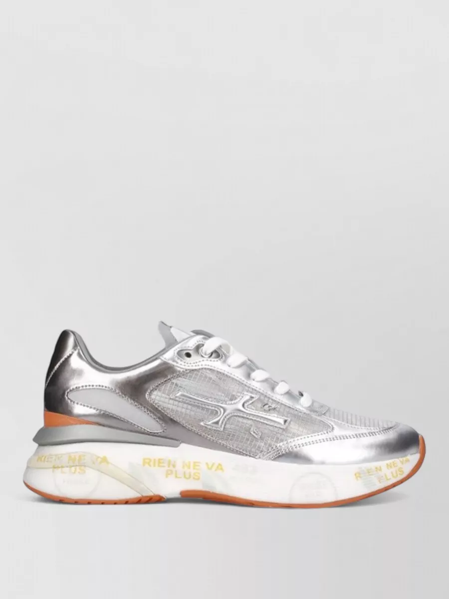 Premiata Leather Low-Top Sneakers