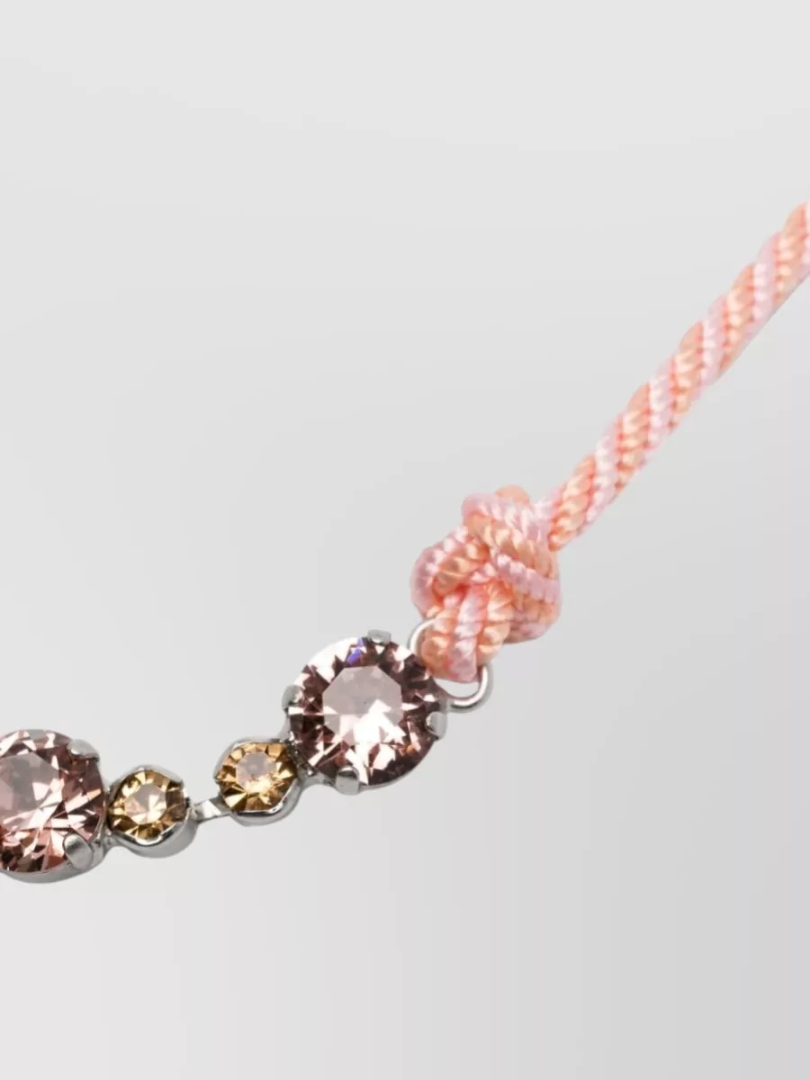 Forte Forte Crystal Braided Necklace
