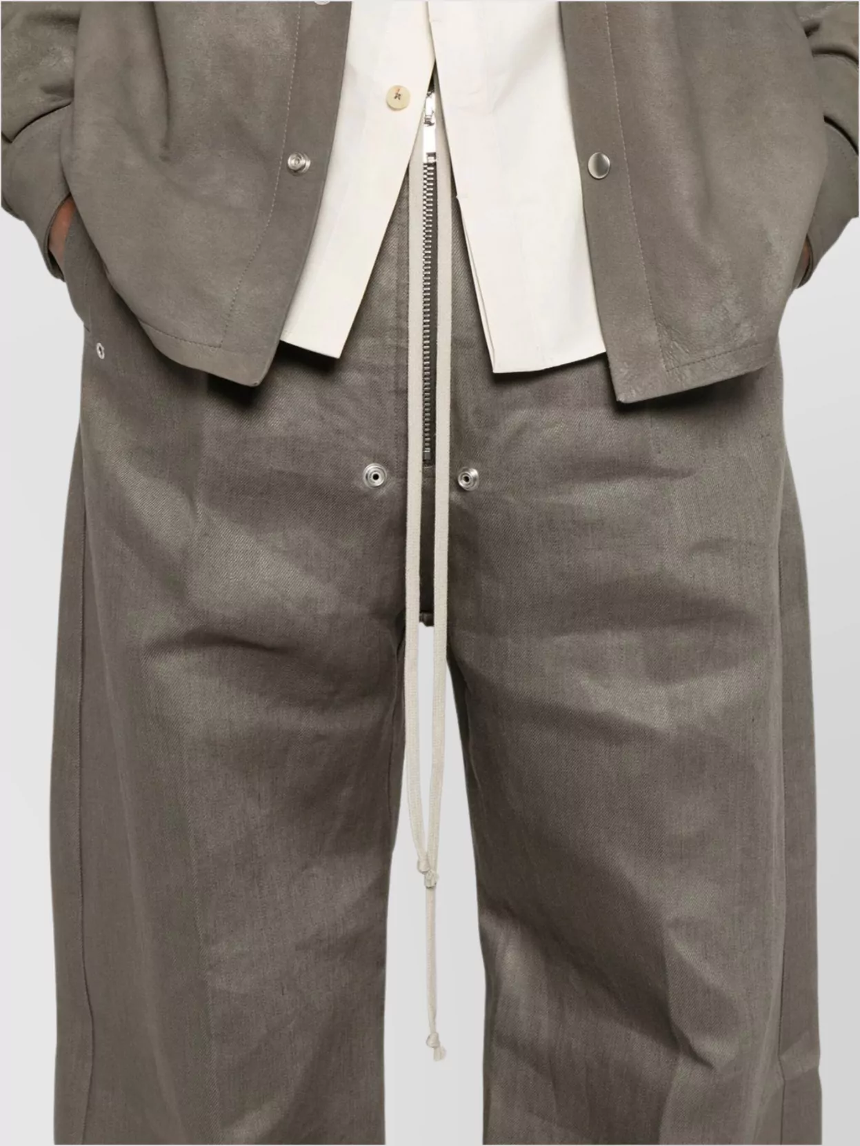 Rick Owens Bela Wide-Leg Trousers With Pockets