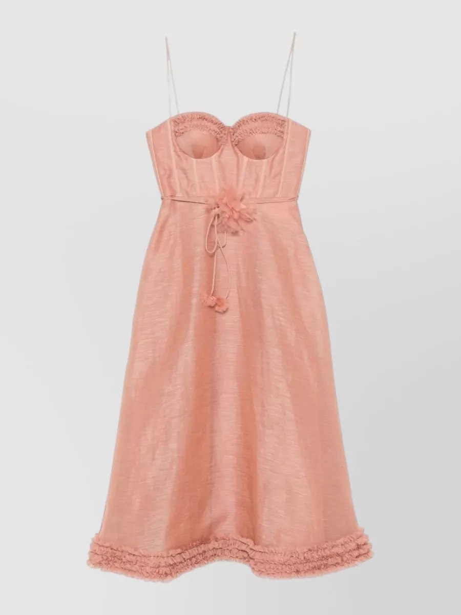 Zimmermann Silk linen midi dress