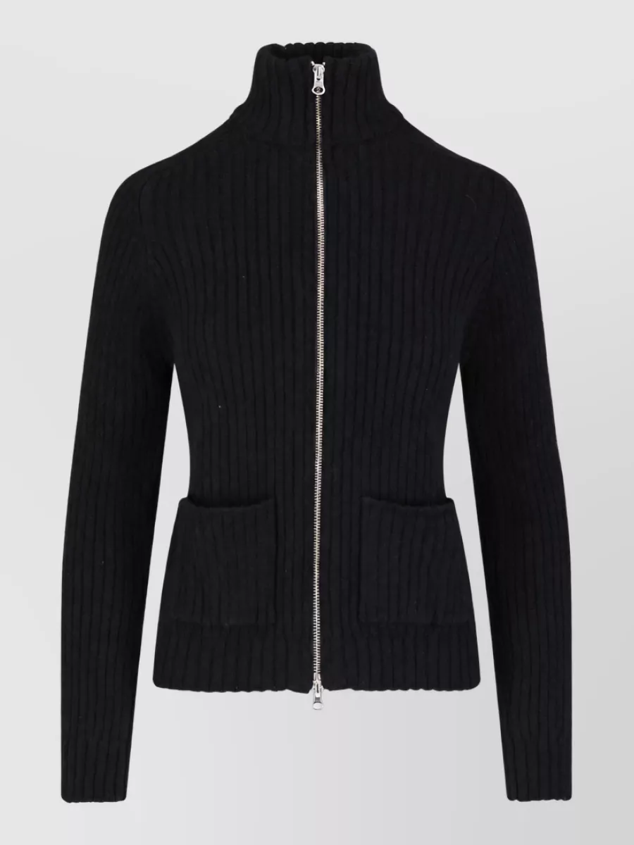 Gimaguas wool crewneck fitted jacket