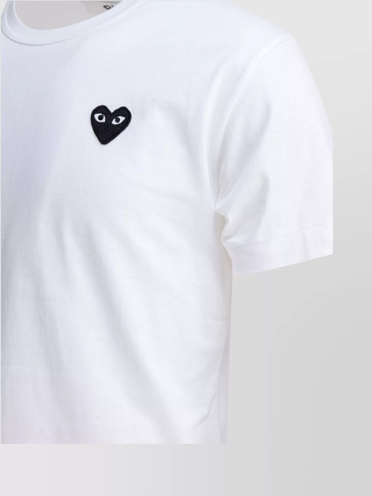 Comme Des Garçons Play Cotton Black Heart Crewneck T-Shirt