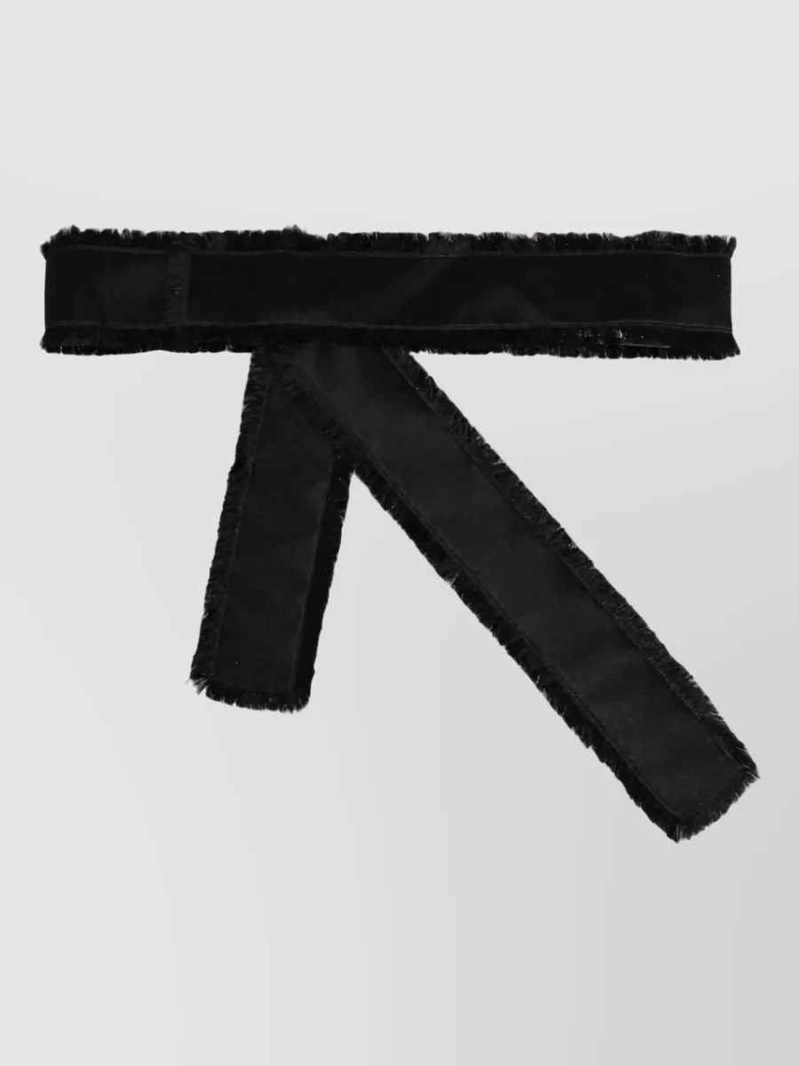 Dolce&Gabbana velvet wrap belt