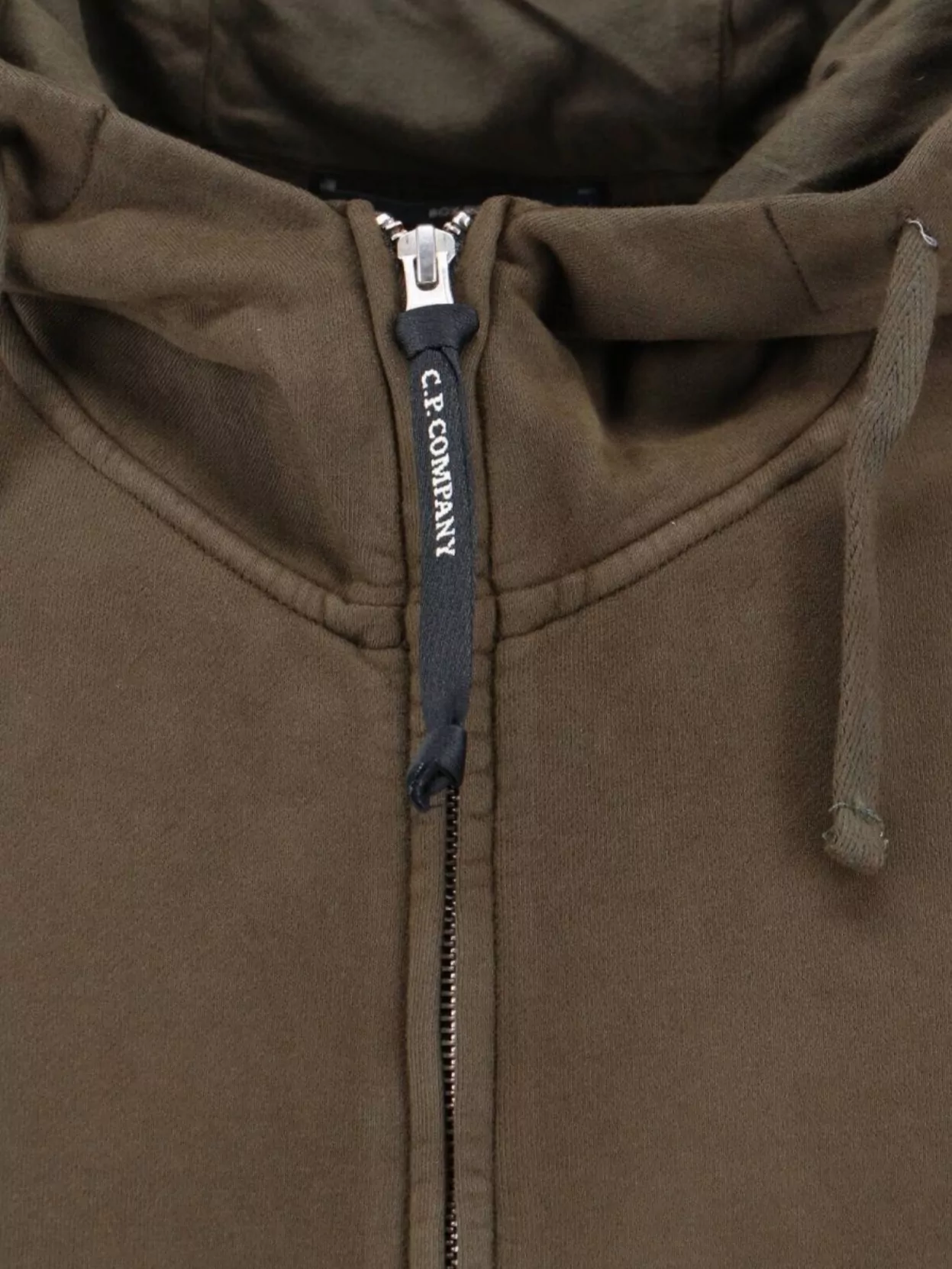 C.p. Company Hooded Sweatshirt With Pockets And Sleeve Detail