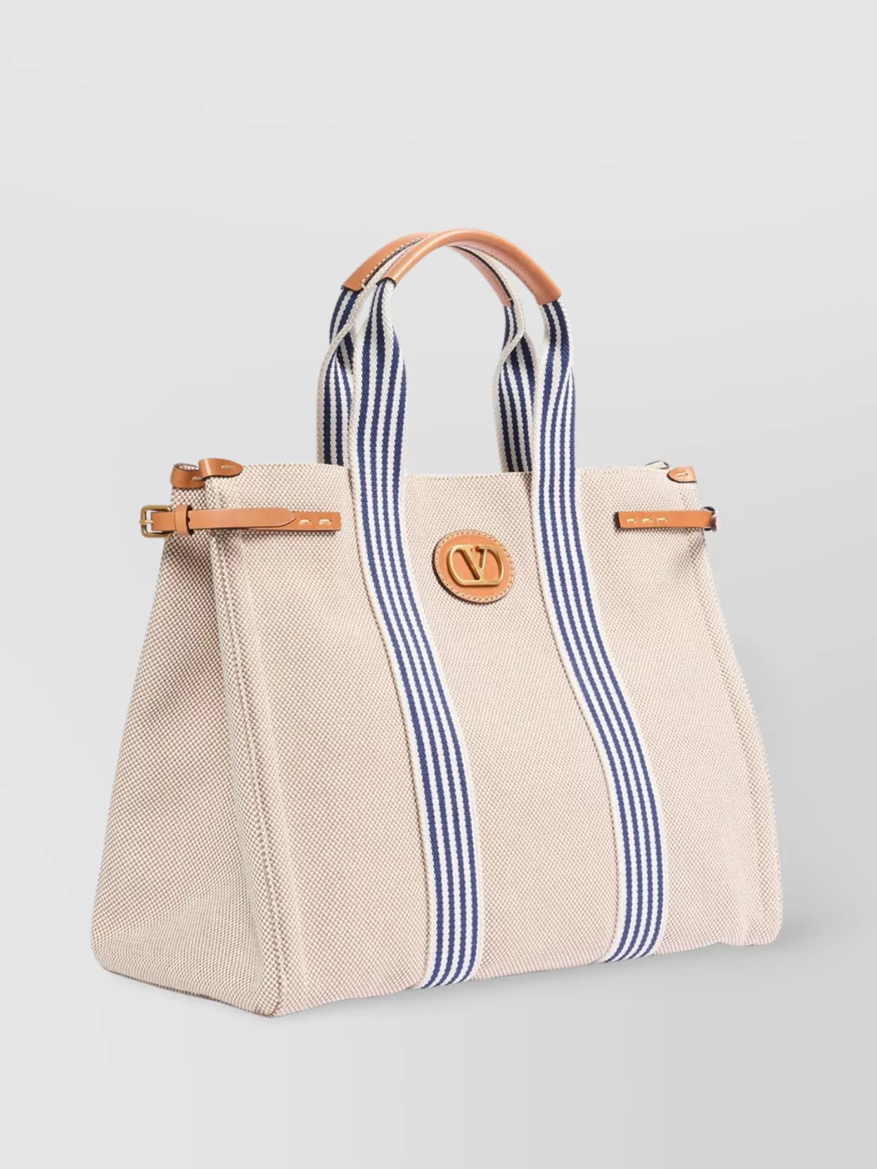 Valentino Garavani Antibes Leather Shopping Tote Bag
