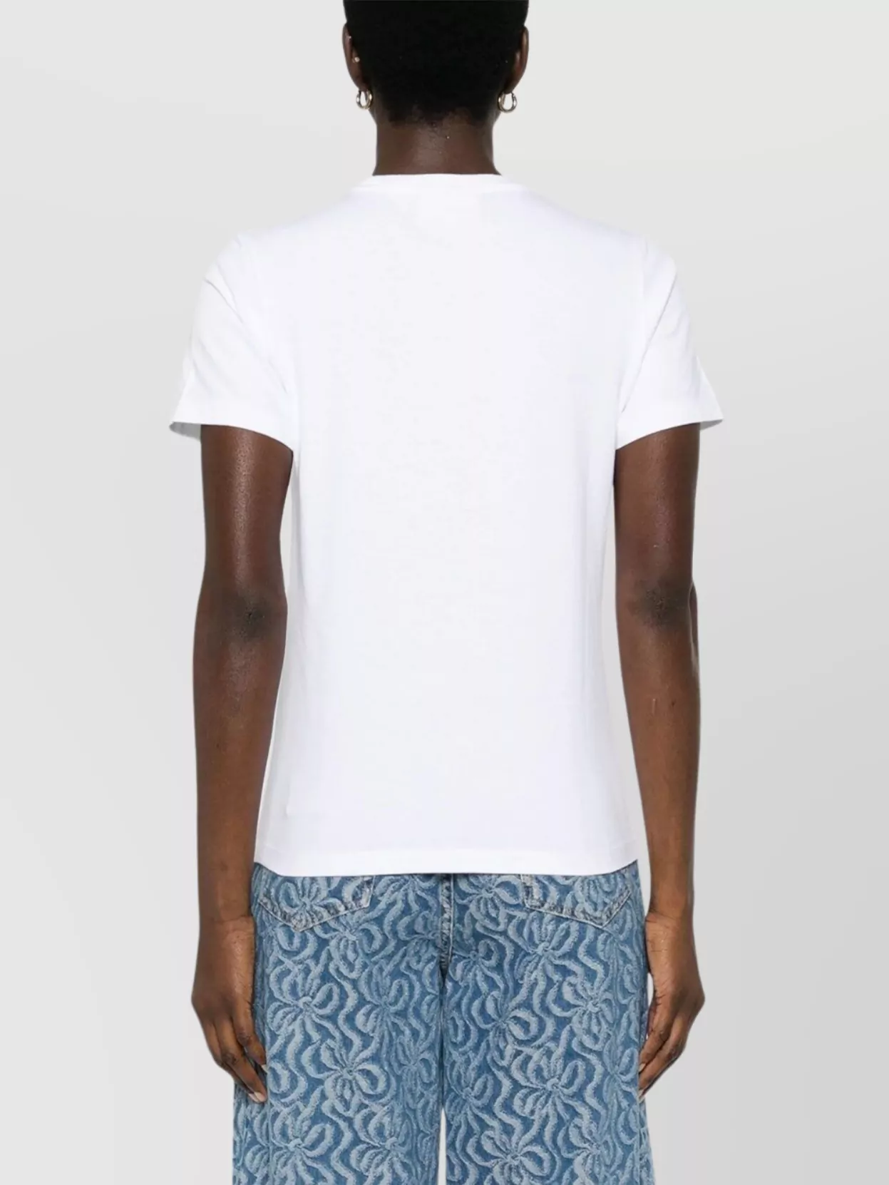 Shop Maison Kitsuné Fox Patch Tee-shirt Regulier