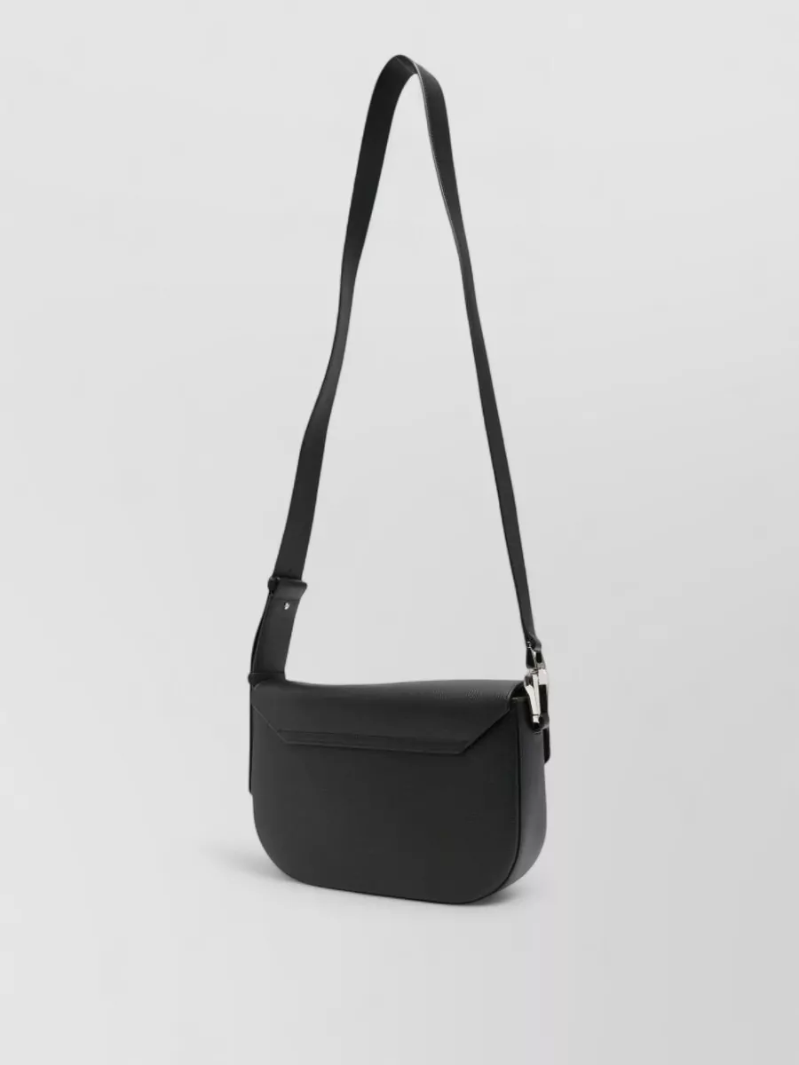 Emporio Armani Grained Leather Cross-Body Bag