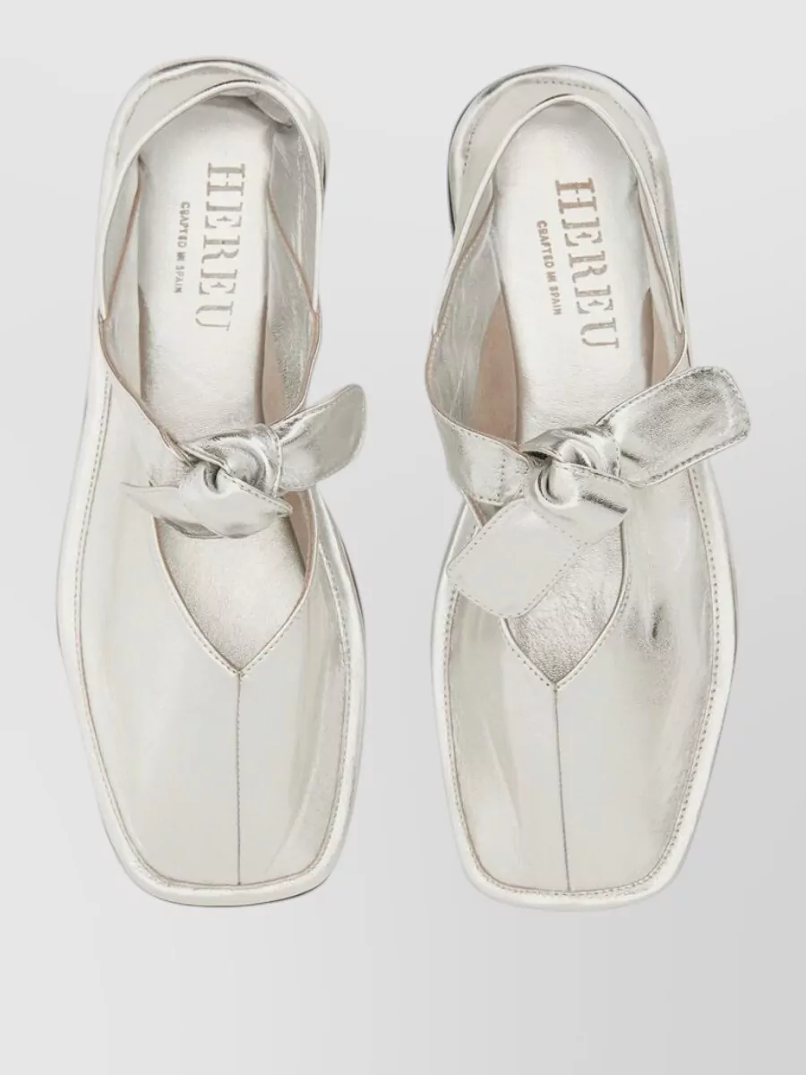 Hereu Lambskin Ballerina Sandals