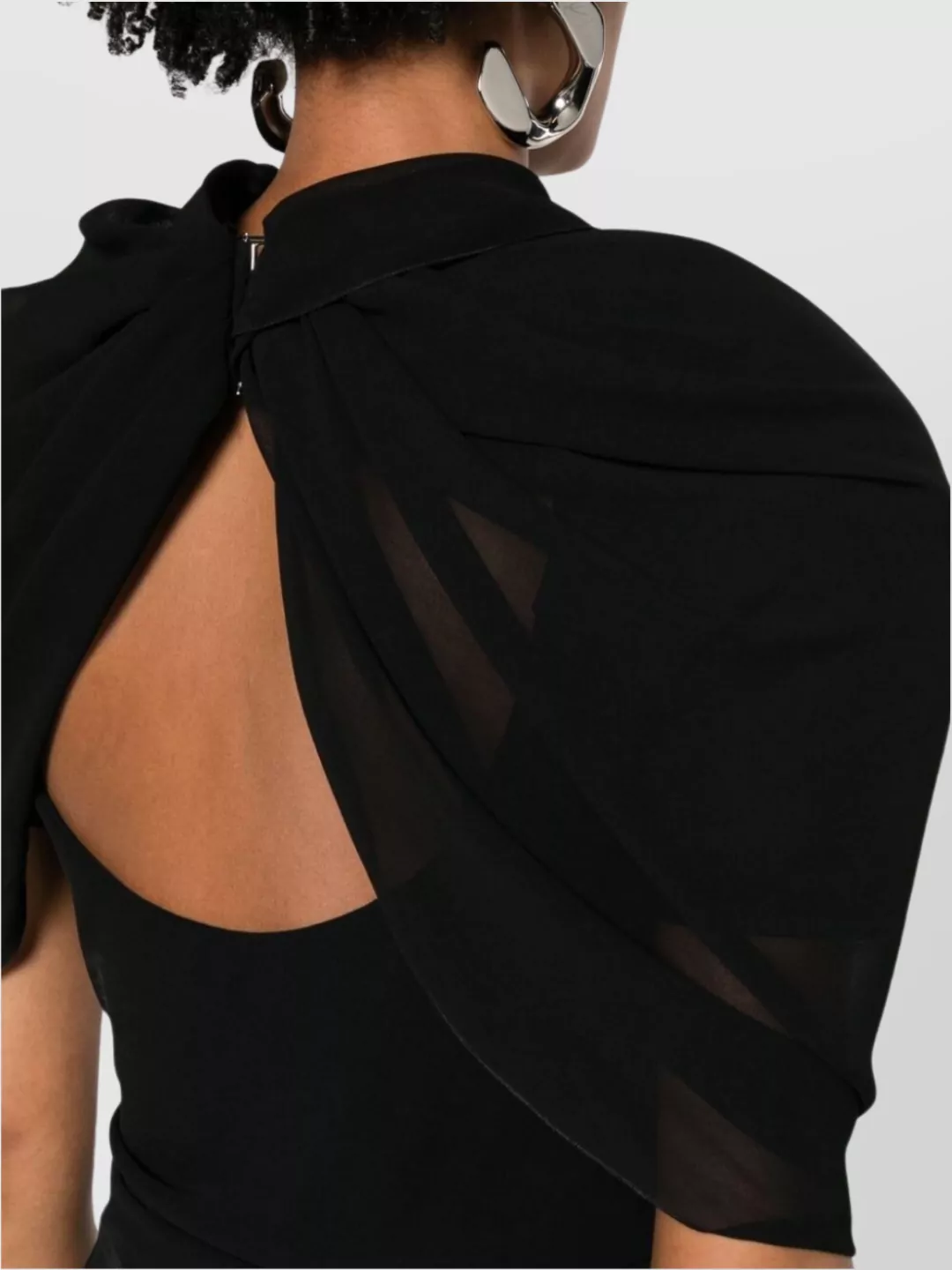 Jacquemus Knee Length Dress Featuring Draped Detailing