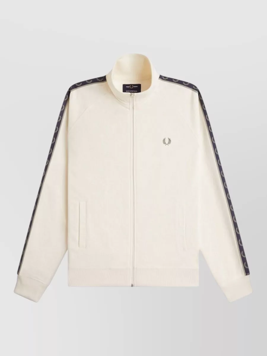 Fred Perry logo zip sweatshirt