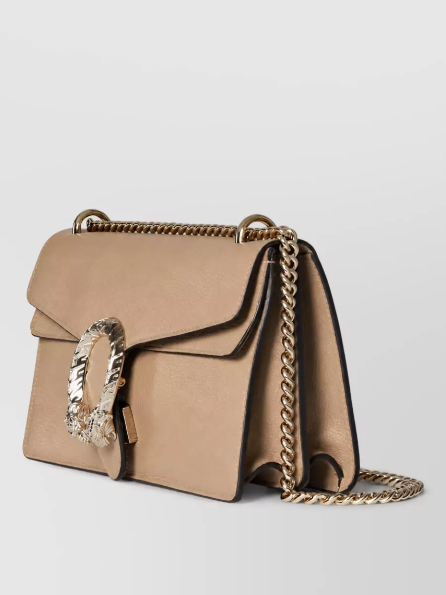 Gucci Dionysus Medium Leather Clutch Bag