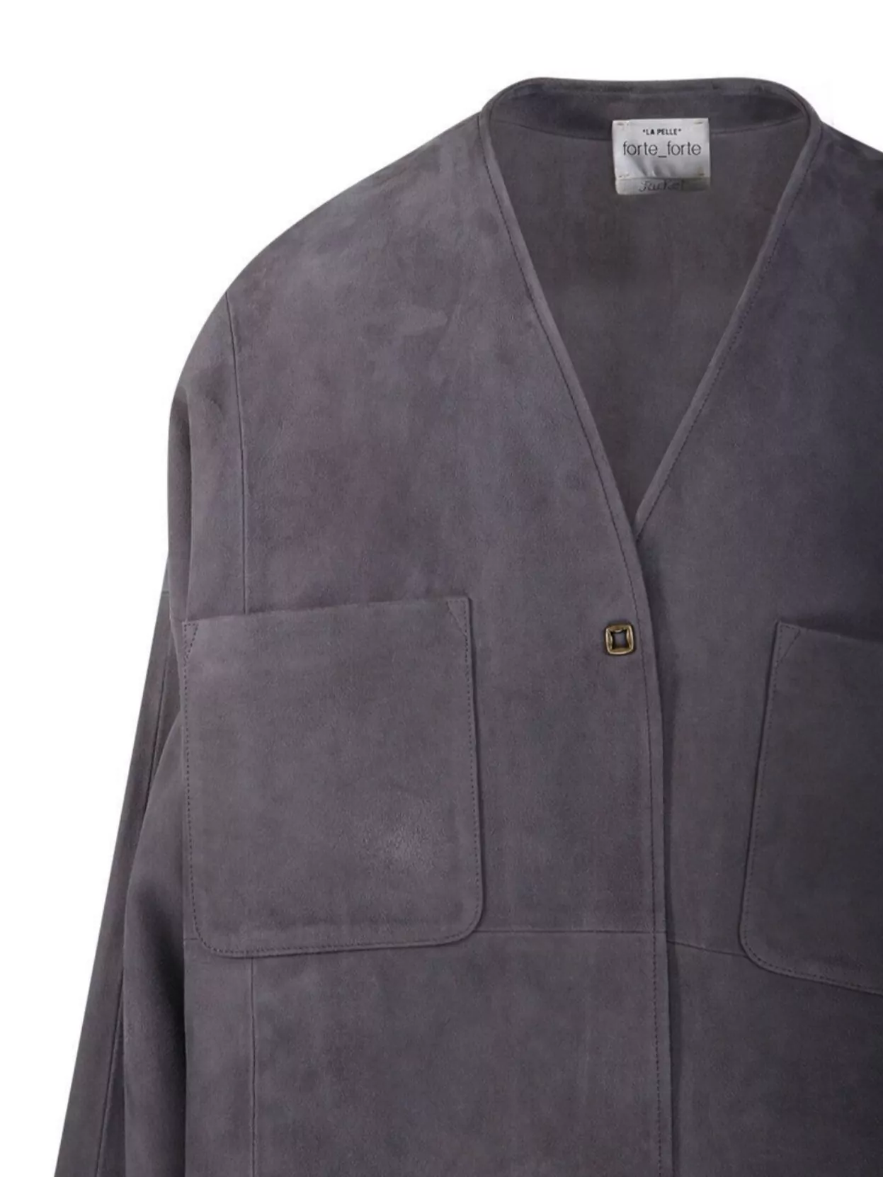 Forte Forte Suede Kimono Jacket Long Sleeves