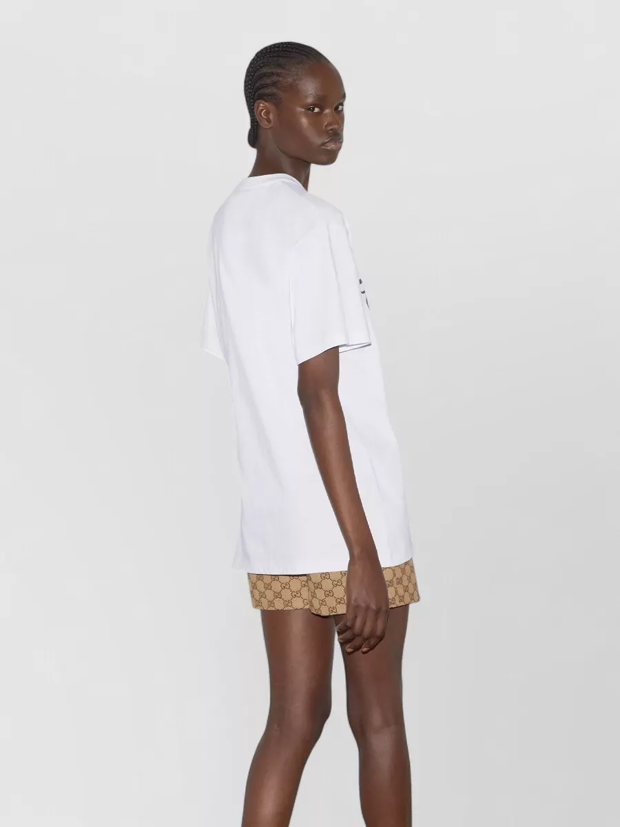 Gucci Printed Cotton Jersey Regular-Fit Crewneck Short-Sleeve T-Shirt