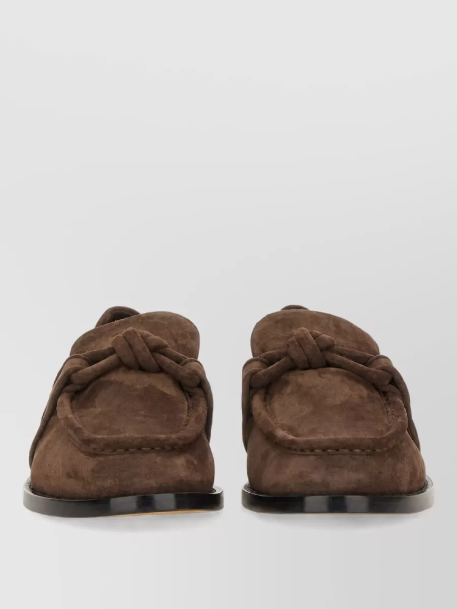 Bottega Veneta Astaire Knot Detail Loafer Mule Shoe