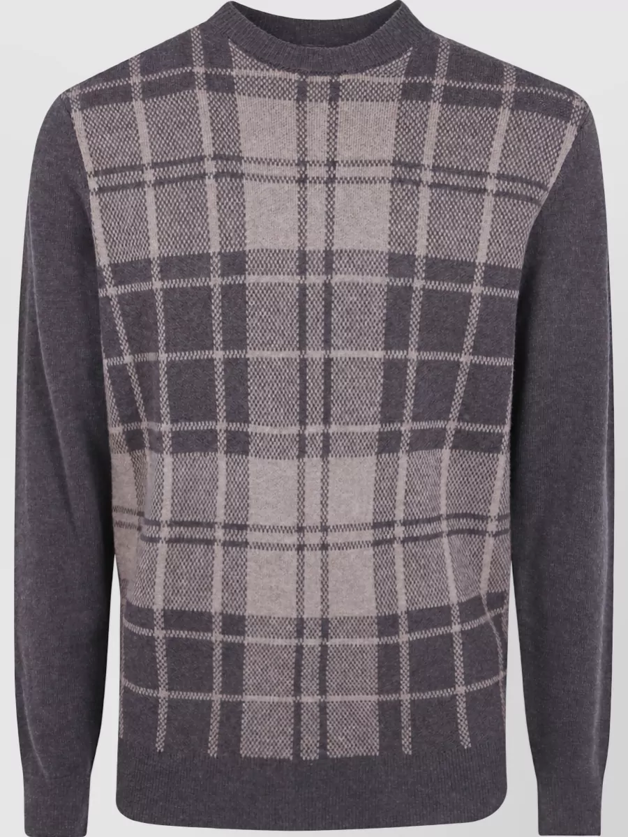 Barbour Wool cotton crewneck jumper