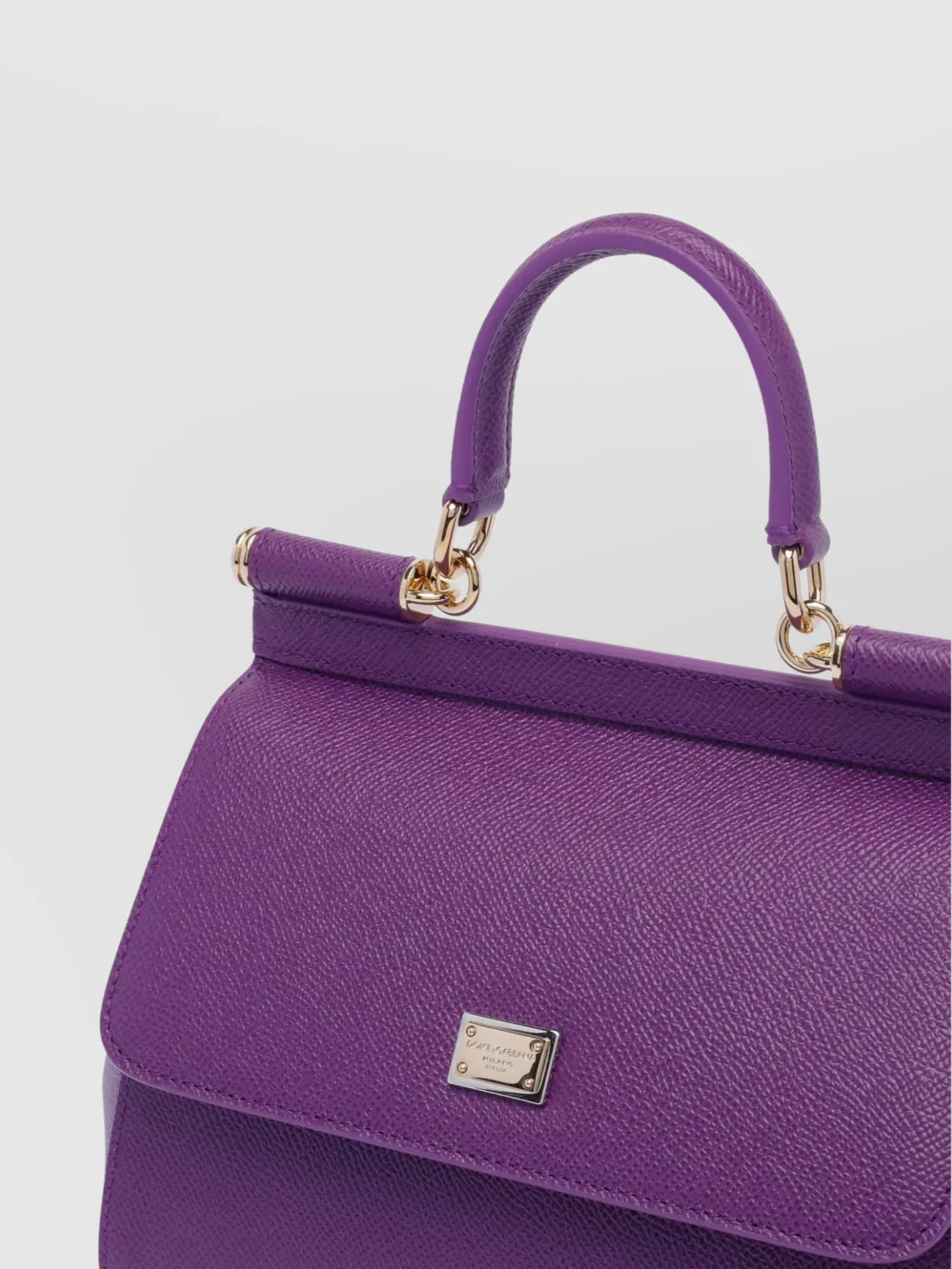 Dolce & Gabbana Large Shoulder Bag Gold-tone Hardware