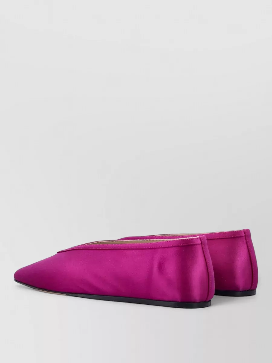 Le Monde Beryl Silk Satin Ballerina Shoes