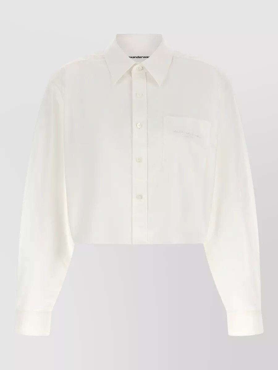 Alexander Wang cropped cotton shirt